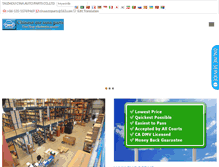 Tablet Screenshot of cinaautoparts.com